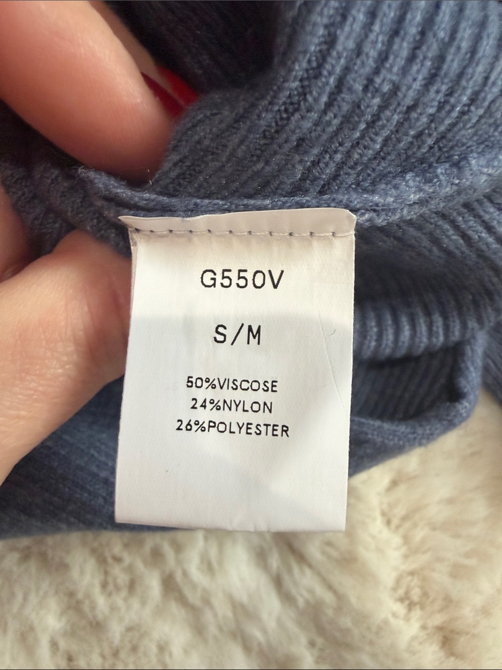 Kerisma 'Ryu' V-Neck Batwing Sweater in Stormy Blue - Size S/M - Picture 15 of 17